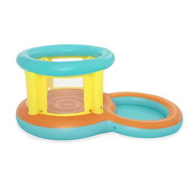 Bestway Inflatable Jumping Bouncer & Paddling Pool 7ft 10in x 4ft 8in x 3ft 4in (5in Depth)